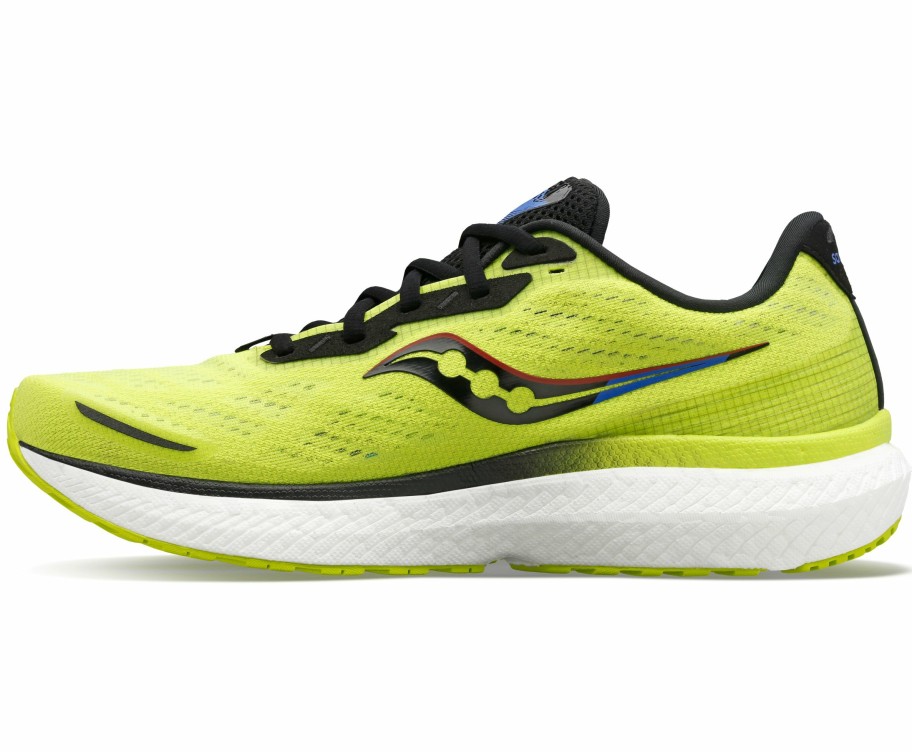 Footwear * | Saucony Men'S Triumph 19 (25 Acid/Blue Raz)