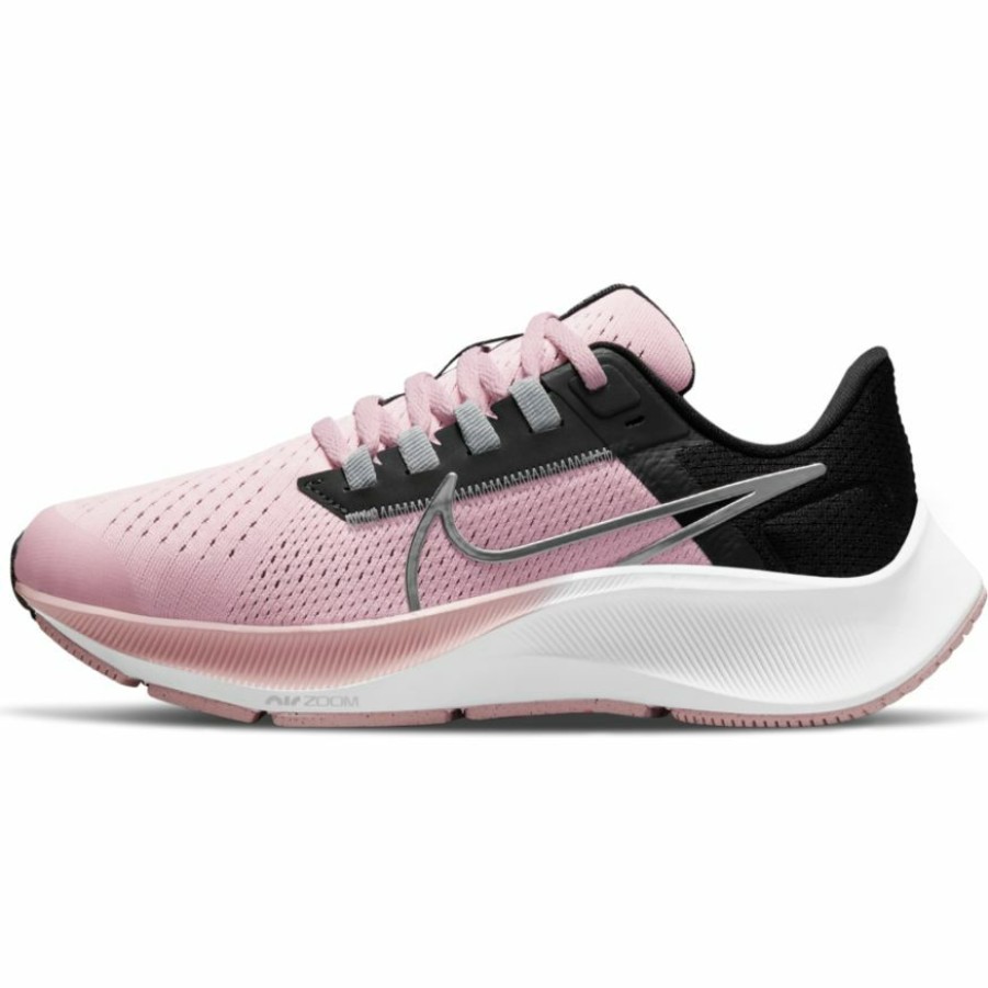 Footwear * | Nike Big Kid'S Zoom Pegasus 38 (609 Pink Foam/Metallic Silver/Black)