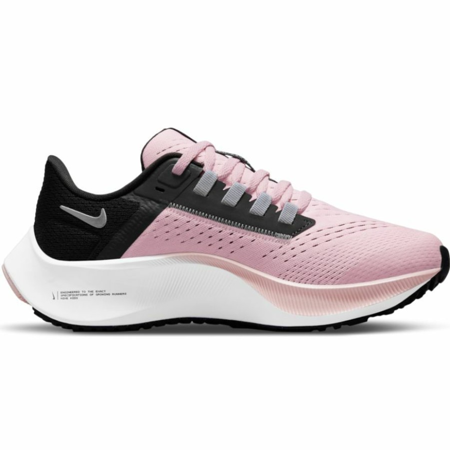 Footwear * | Nike Big Kid'S Zoom Pegasus 38 (609 Pink Foam/Metallic Silver/Black)