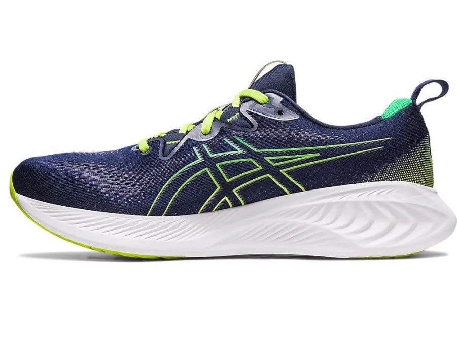 Footwear * | Asics Men'S Gel-Cumulus 25 (400 Midnight/Cilantro)