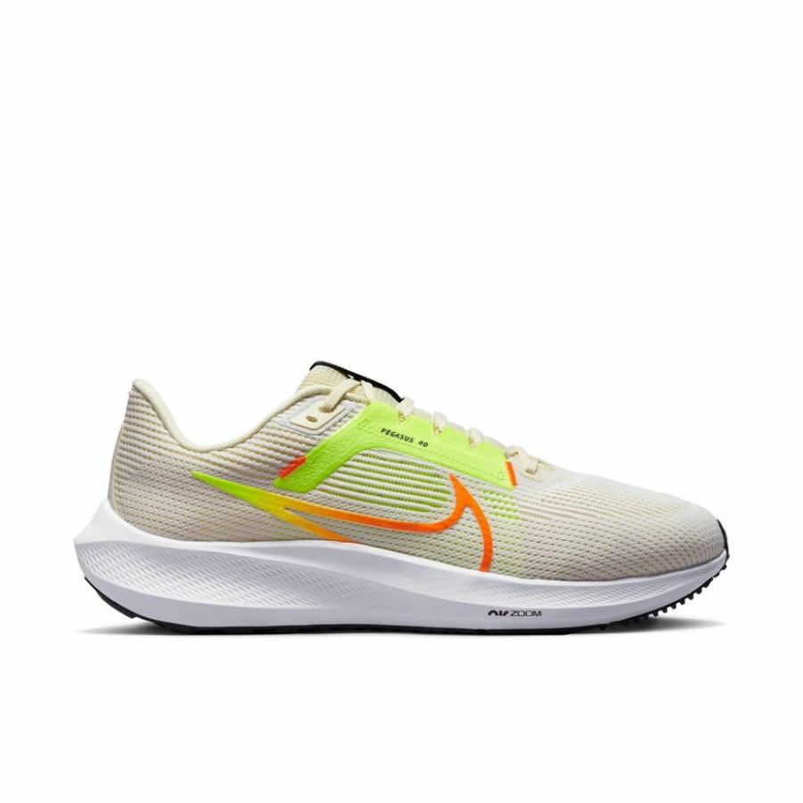 Footwear * | Nike Men'S Air Zoom Pegasus 40 (101 White/Multi-Color/Coconut Milk/Volt)