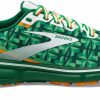 Footwear * | Brooks Women'S Ghost 15 "Run Lucky" (371 Green/White/Orange)