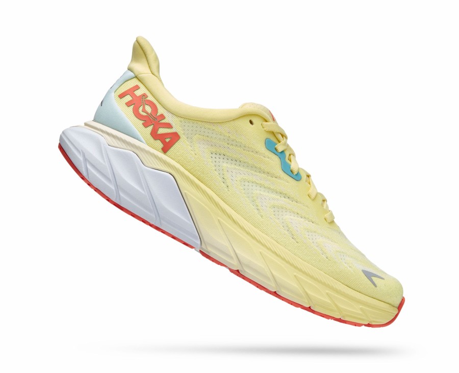 Footwear * | Hoka Women'S Arahi 6 (Ypsc Yellow Pear/Sweet Corn)