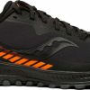 Footwear * | Saucony Men'S Peregrine Ice+ 2 (1 Black/Vizi)