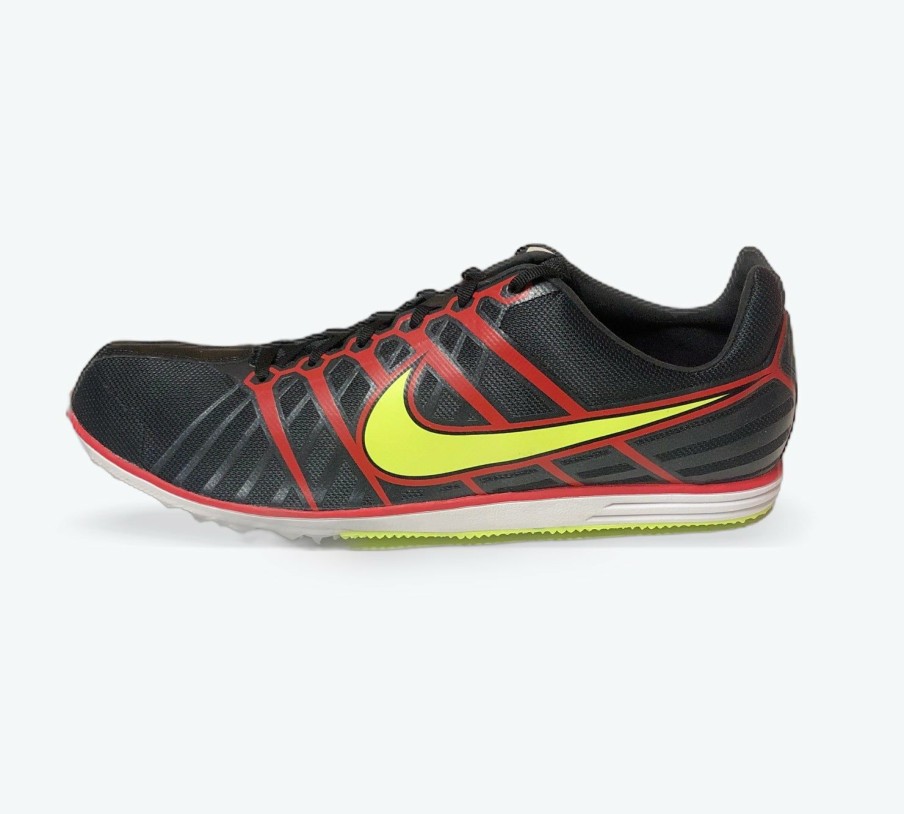 Footwear * | Nike Unisex Zoom Rival D 6 (036 Black/Volt/Comet Red/Anthracite)