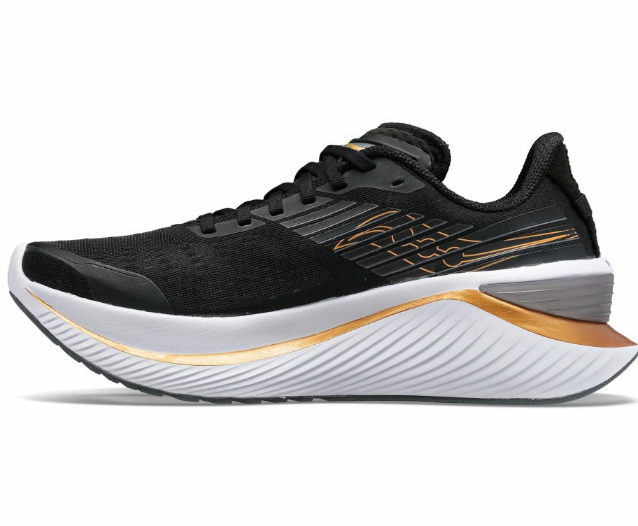 Footwear * | Saucony Men'S Endorphin Shift 3 (10 Black/Goldstruck)