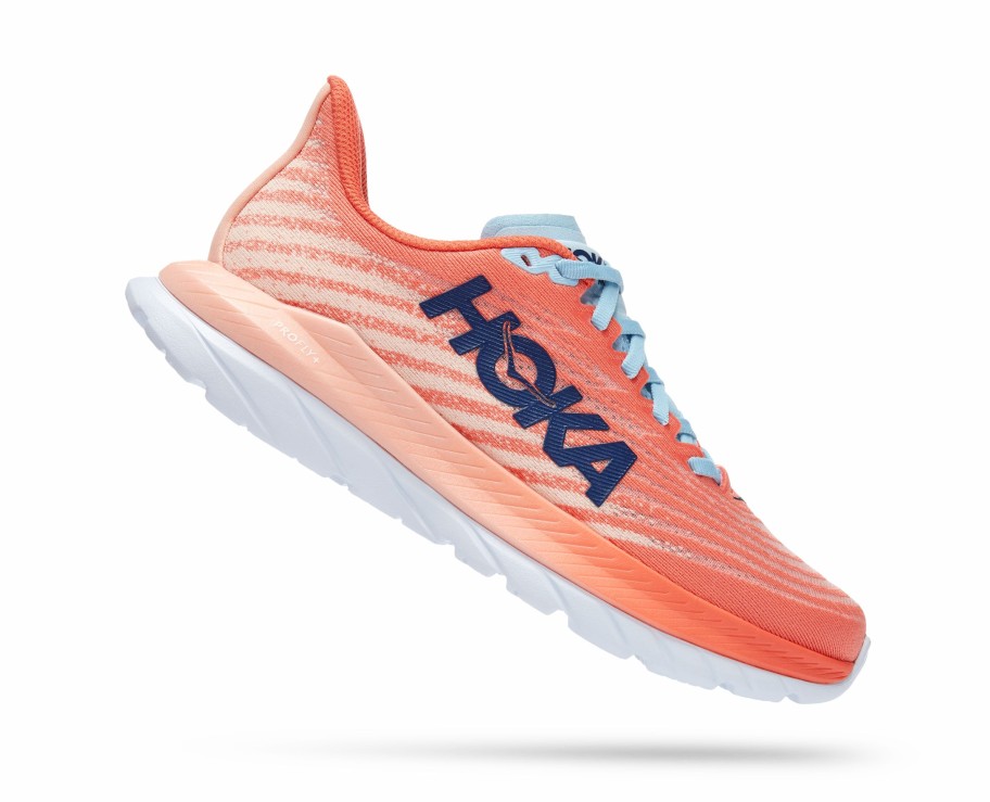 Footwear * | Hoka Women'S Mach 5 (Cppf Camellia/Peach Parfait)