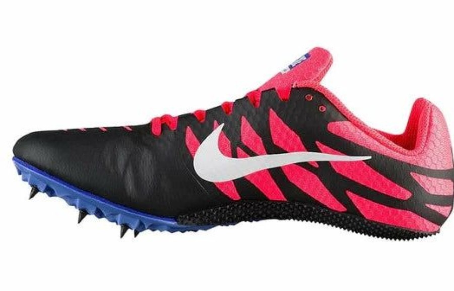 Footwear * | Nike Women'S Zoom Rival S 9 Track Spike (001 Black/White-Solar Red)