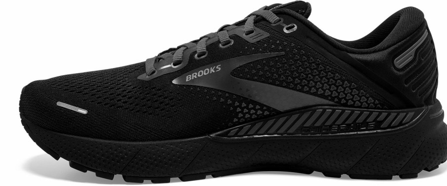 Footwear * | Brooks Men'S Adrenaline Gts 22 (020 Black/Black/Ebony)