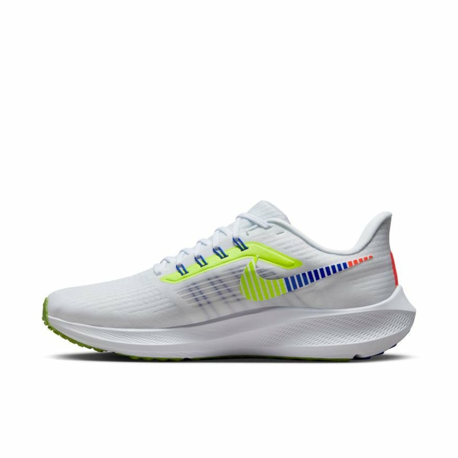 Footwear * | Nike Men'S Air Zoom Pegasus 39 Premium (100 White/Black/Summit White/Volt)