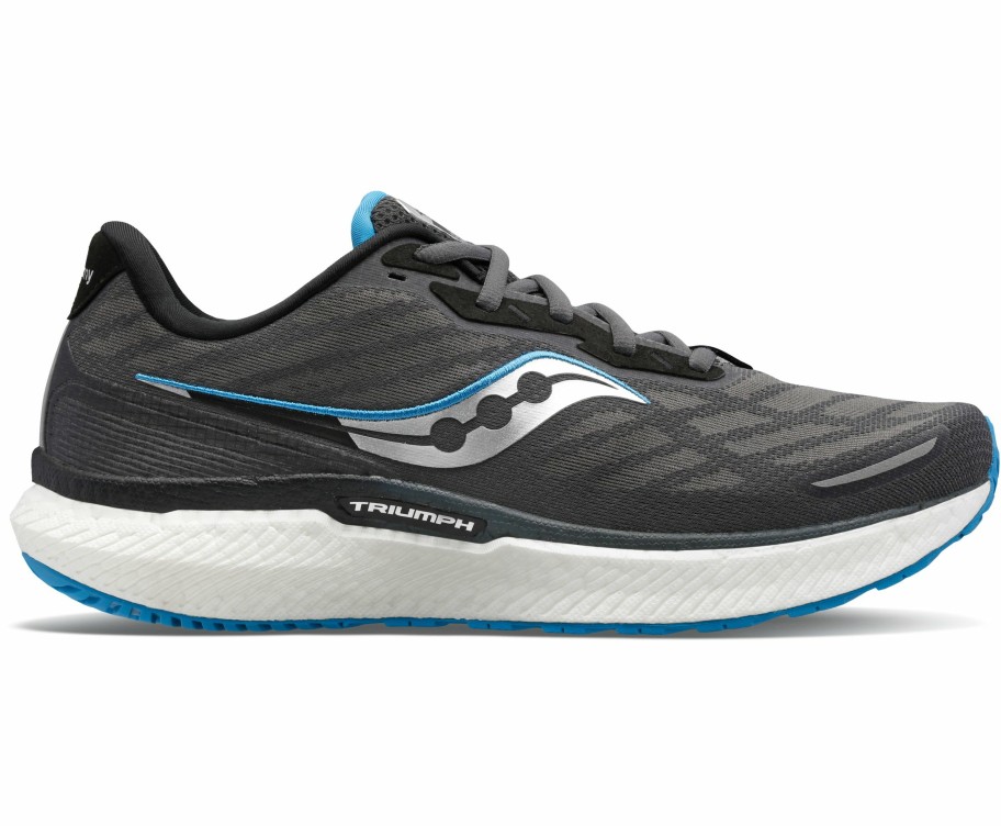 Footwear * | Saucony Men'S Triumph 19 (15 Shadow/Topaz)