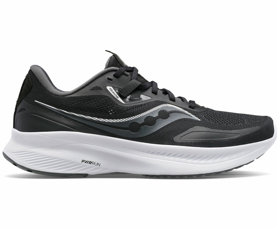 Footwear * | Saucony Men'S Guide 15 (05 Black/White)