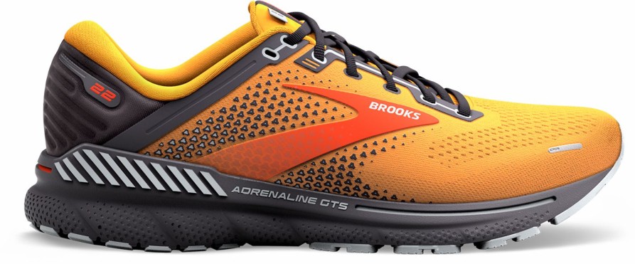 Footwear * | Brooks Men'S Adrenaline Gts 22 (857 Orange/Pearl/High Rise)