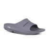 Footwear * | Oofos Unisex Ooahh Slide Sandal (Slate)