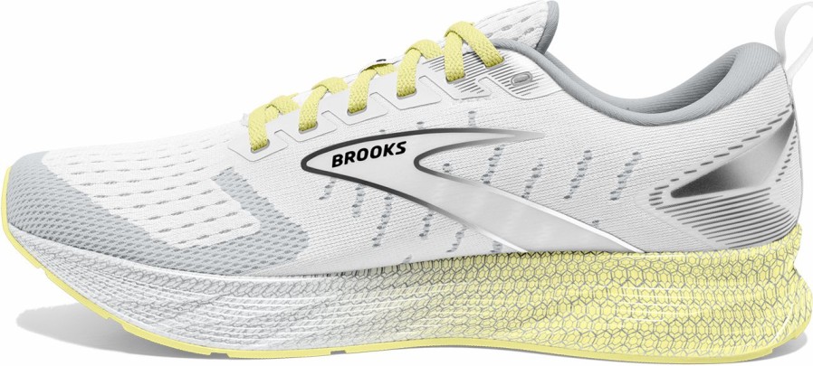 Footwear * | Brooks Women'S Levitate 6 (137 White/Oyster/Yellow)