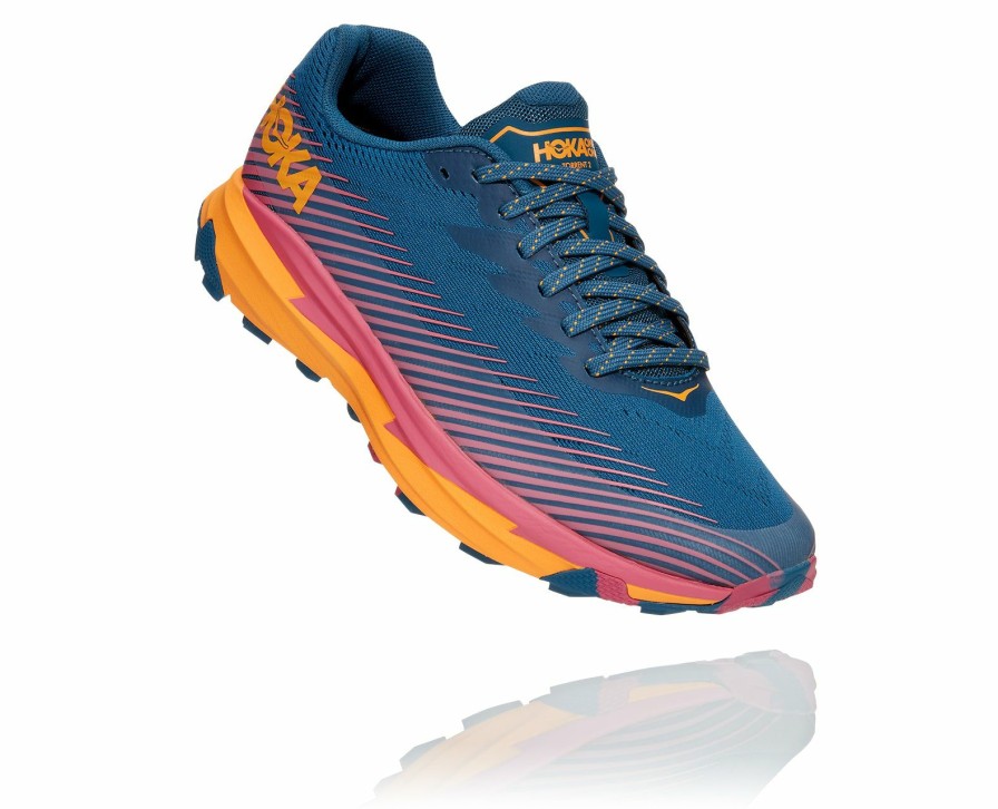 Footwear * | Hoka Women'S Torrent 2 (Mbsf Moroccan Blue / Saffron)