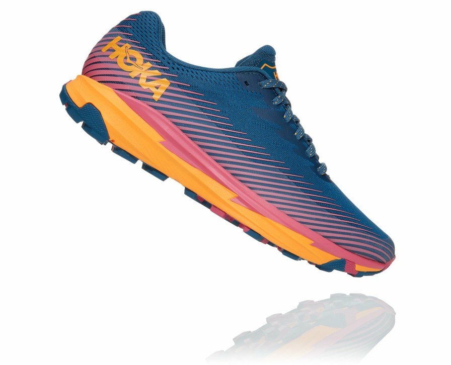 Footwear * | Hoka Women'S Torrent 2 (Mbsf Moroccan Blue / Saffron)