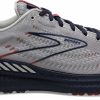 Footwear * | Brooks Men'S Glycerin Gts 19 (002 Grey/Alloy/Peacoat)