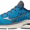 Footwear * | Mizuno Men'S Wave Inspire 17 Waveknit (5Fre Mykonos Blue/Ombre Blue)