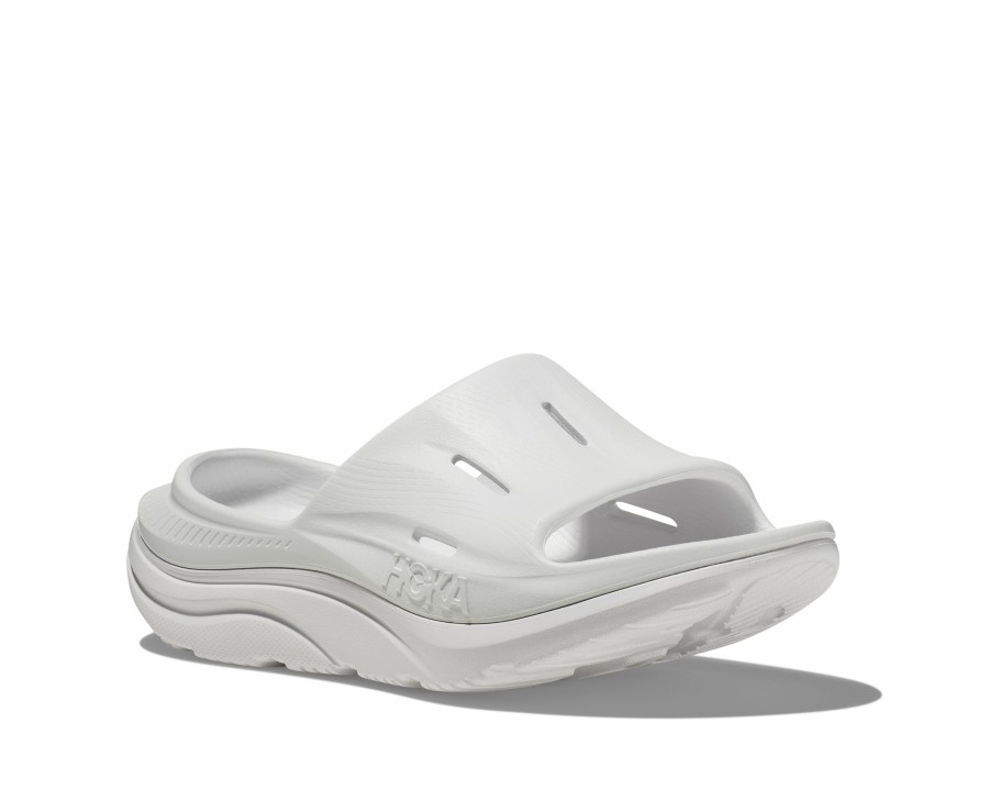 Footwear * | Hoka U Ora Recovery Slide 3 (Wwh White/White)