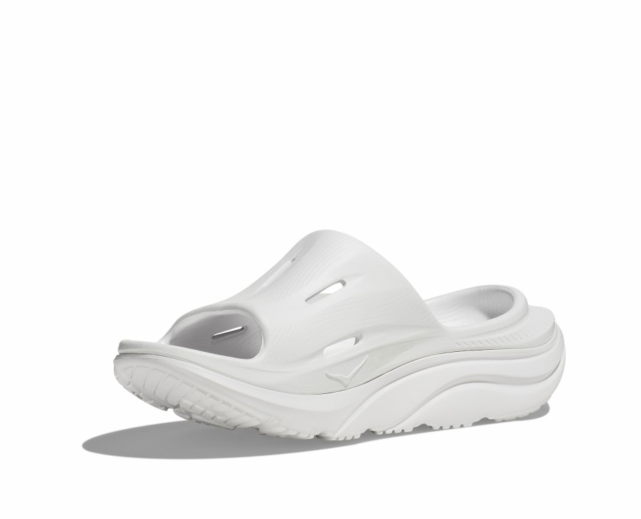 Footwear * | Hoka U Ora Recovery Slide 3 (Wwh White/White)