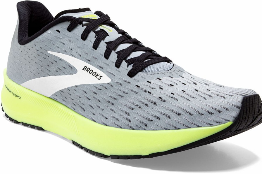 Footwear * | Brooks Men'S Hyperion Tempo (099 Grey/Black/Nightlife)