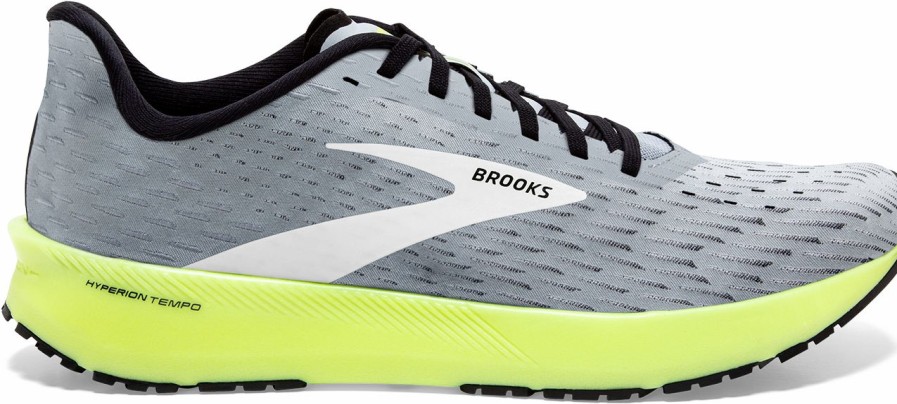 Footwear * | Brooks Men'S Hyperion Tempo (099 Grey/Black/Nightlife)