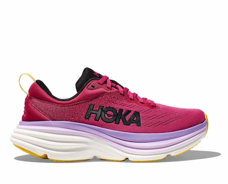 Footwear * | Hoka Women'S Bondi 8 (Cjpy Cherries Jubilee/Pink Yarrow)