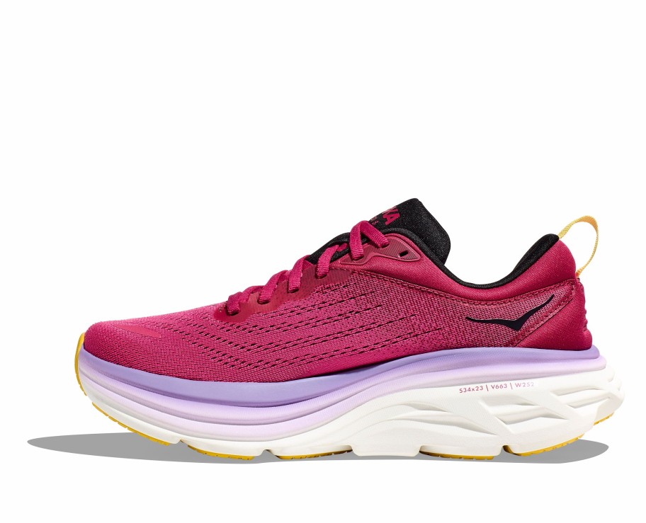 Footwear * | Hoka Women'S Bondi 8 (Cjpy Cherries Jubilee/Pink Yarrow)