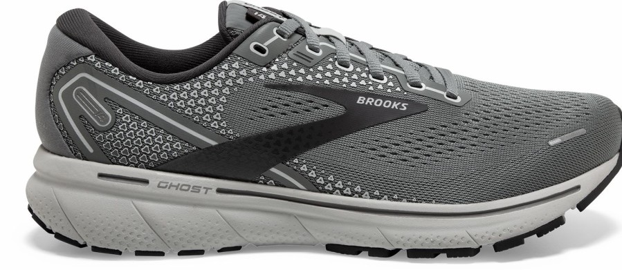 Footwear * | Brooks Men'S Ghost 14 (067 Grey/Alloy/Oyster)