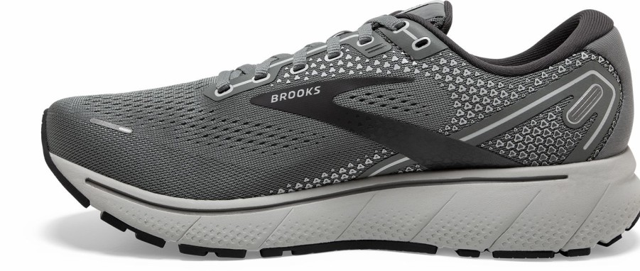 Footwear * | Brooks Men'S Ghost 14 (067 Grey/Alloy/Oyster)