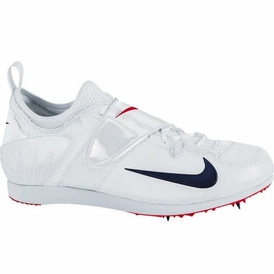 Footwear * | Nike Unisex Zoom Pole Vault Ii (141 White/Obsidian-Sport Red)