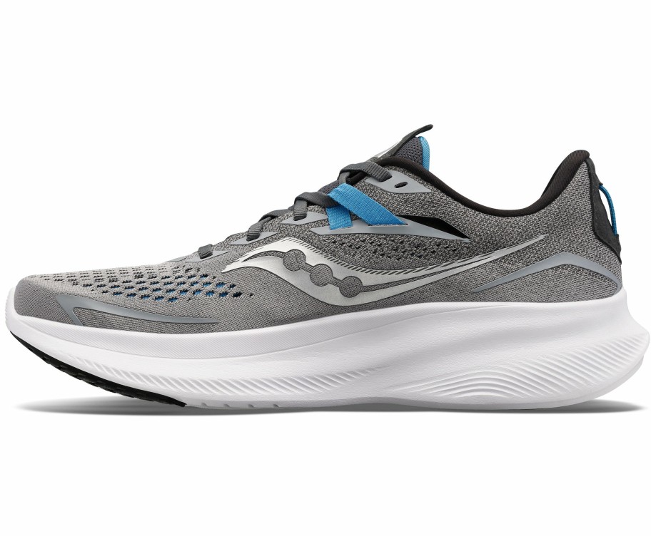 Footwear * | Saucony Men'S Ride 15 (15 Alloy/Topaz)