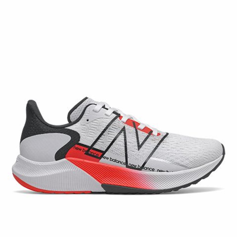 Footwear * | New Balance Women'S Fuelcell Propel V2 (Wr White/Neo Flame)