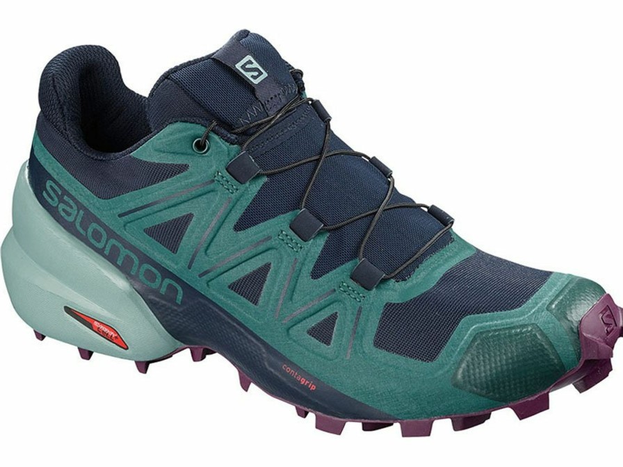 Footwear * | Women'S Salomon Speedcross 5 (Navy Blazer/Mediterranean/Potent Purple)