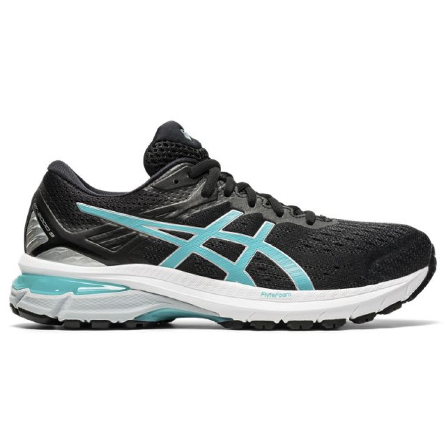 Footwear * | Asics Women'S Gt-2000 9 (003 Black/Techno Cyan)