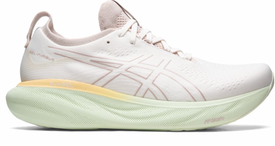 Footwear * | Asics Men'S Gel-Nimbus 25 (100 Cream/Fawn)