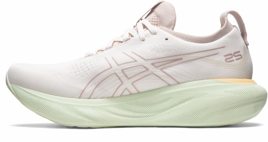 Footwear * | Asics Men'S Gel-Nimbus 25 (100 Cream/Fawn)