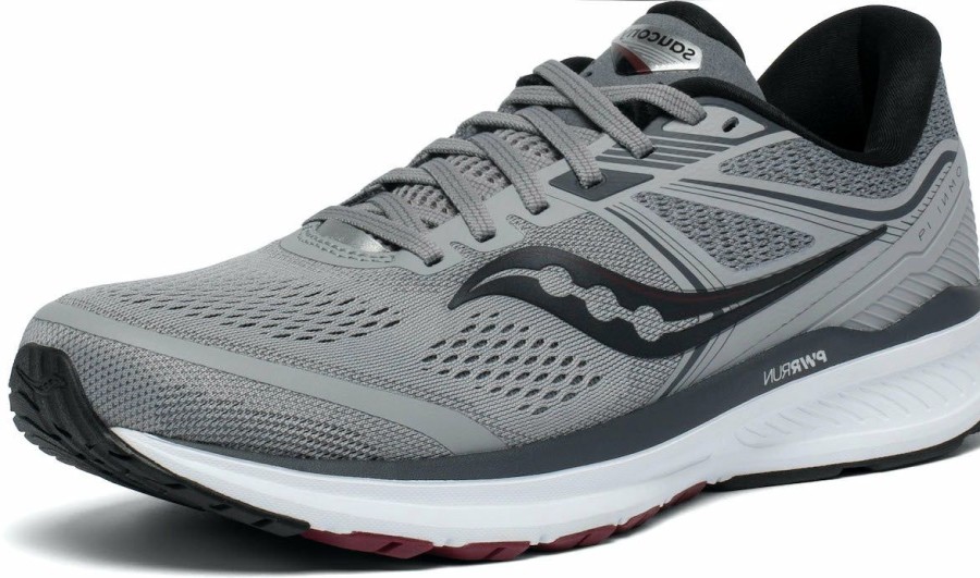 Footwear * | Saucony Men'S Omni 19 Wide (30 Alloy/Brick)