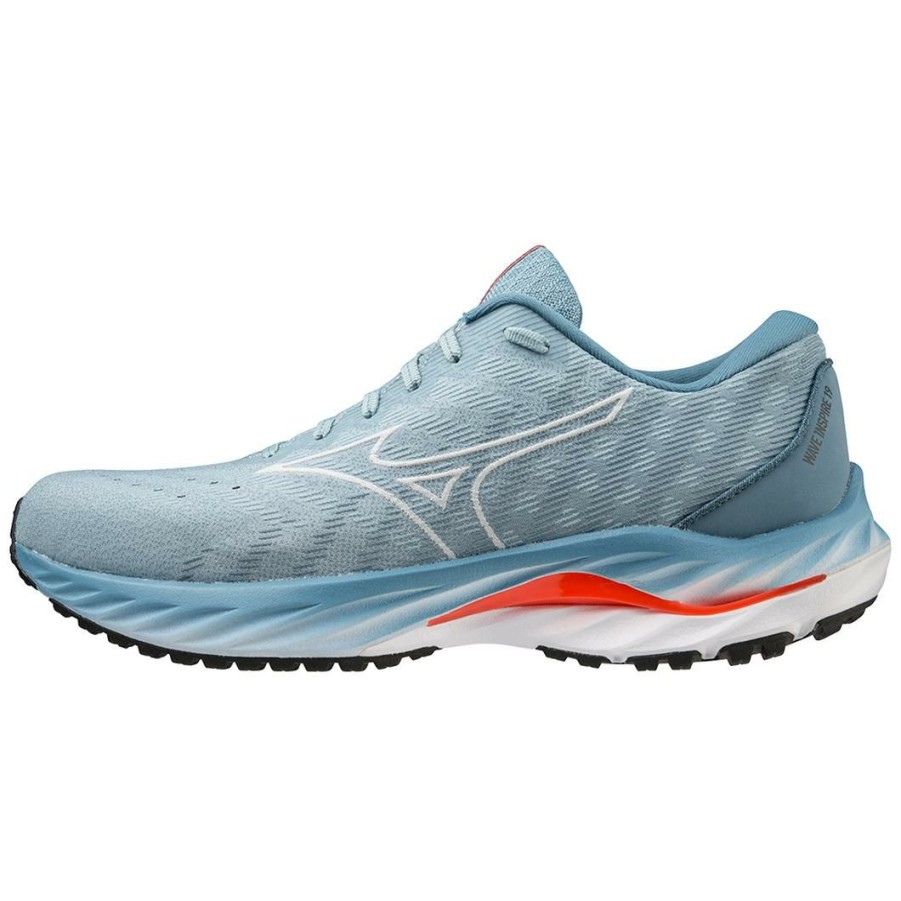 Footwear * | Mizuno Men'S Wave Inspire 19 Ssw (5M0A Forget Me Not/Nimbus Cloud)