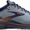 Footwear * | Brooks Men'S Ghost 15 Wide (025 Flintstone/Peacoat/Oak)