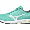 Footwear * | Mizuno Women'S Rider Waveknit 3 (Bt00 Blue Turquoise/White)