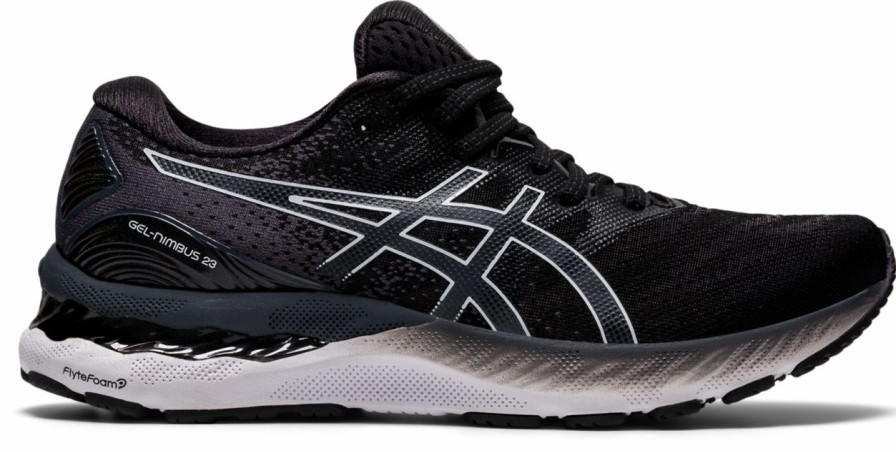 Footwear * | Asics Women'S Gel-Nimbus 23 (001 Black/White)