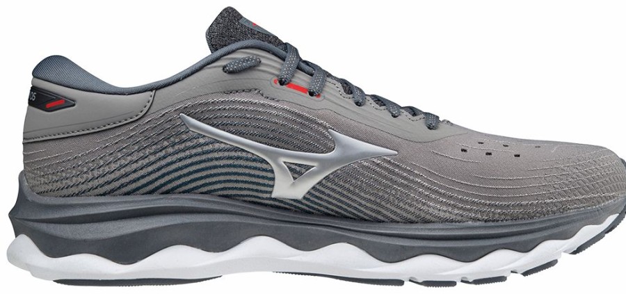 Footwear * | Mizuno Men'S Wave Sky 5 (9M9M Steel Grey)