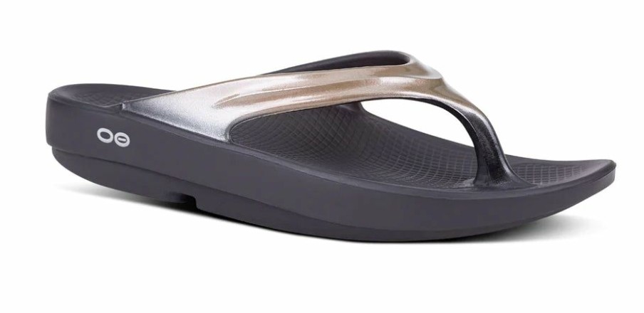 Footwear * | Oofos Women'S Oolala Luxe Sandal (Latte)