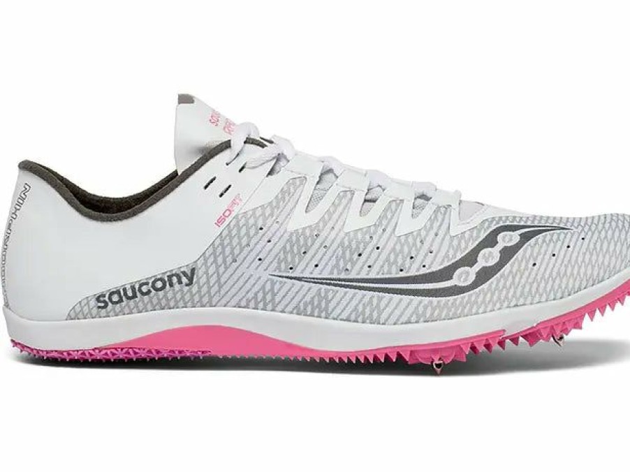 Footwear * | Saucony Women'S Endorphin 2 (4 White/Pink)