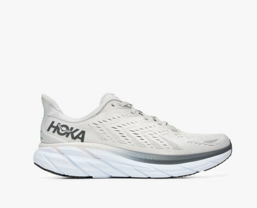 Footwear * | Hoka Men'S Clifton 8 (Lrnc Lunar Rock/Nimbus Cloud)