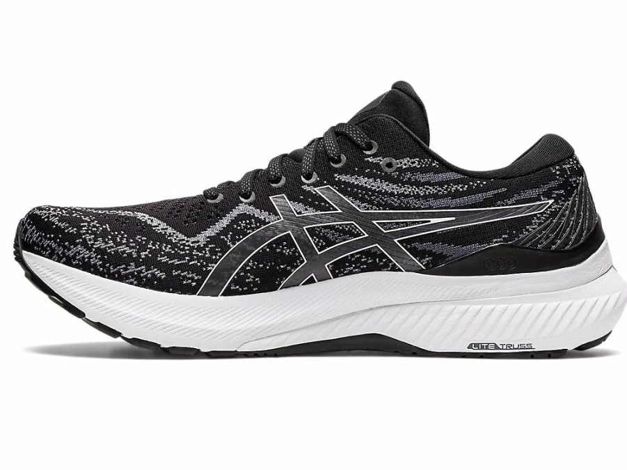 Footwear * | Asics Men'S Gel-Kayano 29 Wide (002 Black/White)