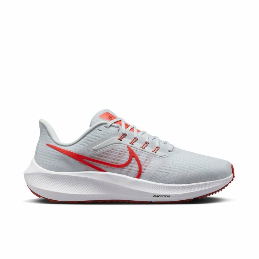 Footwear * | Nike Men'S Air Zoom Pegasus 39 (009 Platinum Tint/Lt Crimson/White/Adobe)