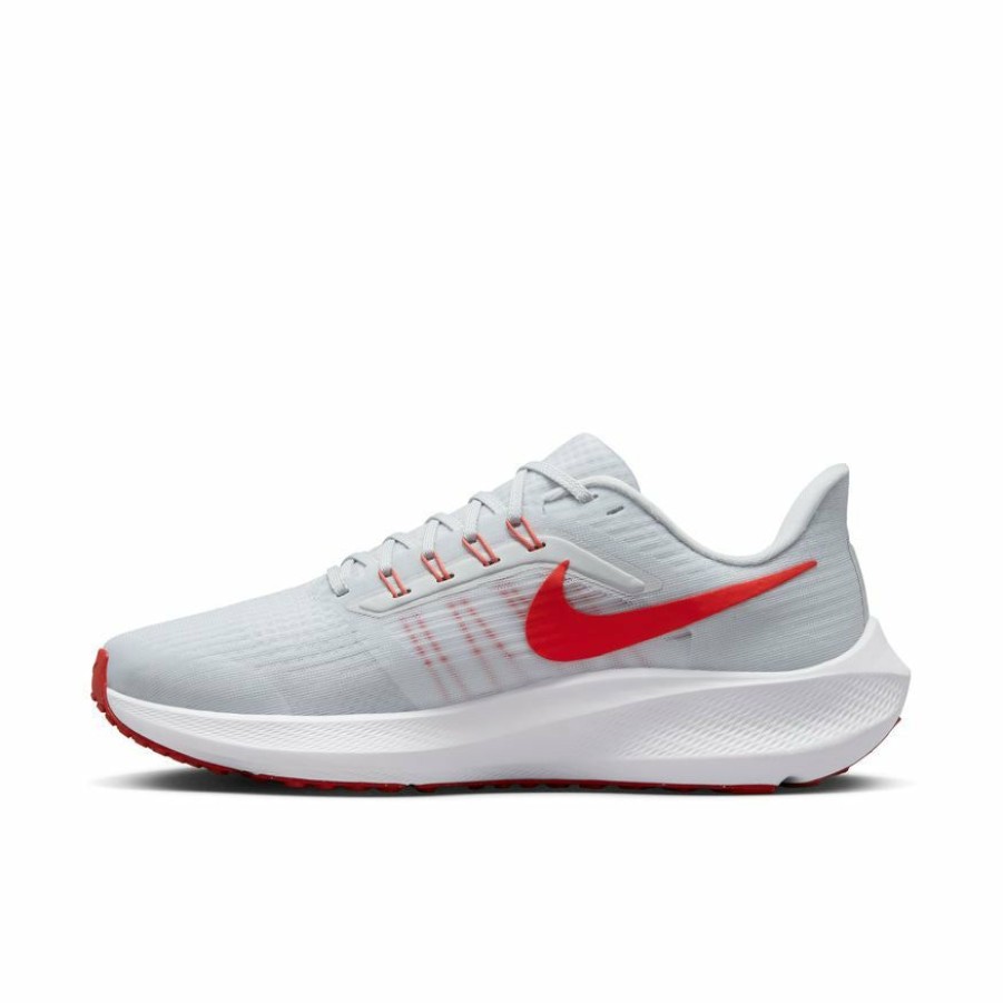 Footwear * | Nike Men'S Air Zoom Pegasus 39 (009 Platinum Tint/Lt Crimson/White/Adobe)